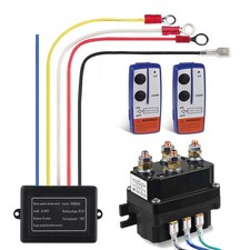 12v 250a Winch Solenoid Relay 2pcs Wireless Winch Remote Control Kit With 6... 12v 250a Winch Solenoid Relay 2pcs Wireless Winch Remote Control Kit With 6...