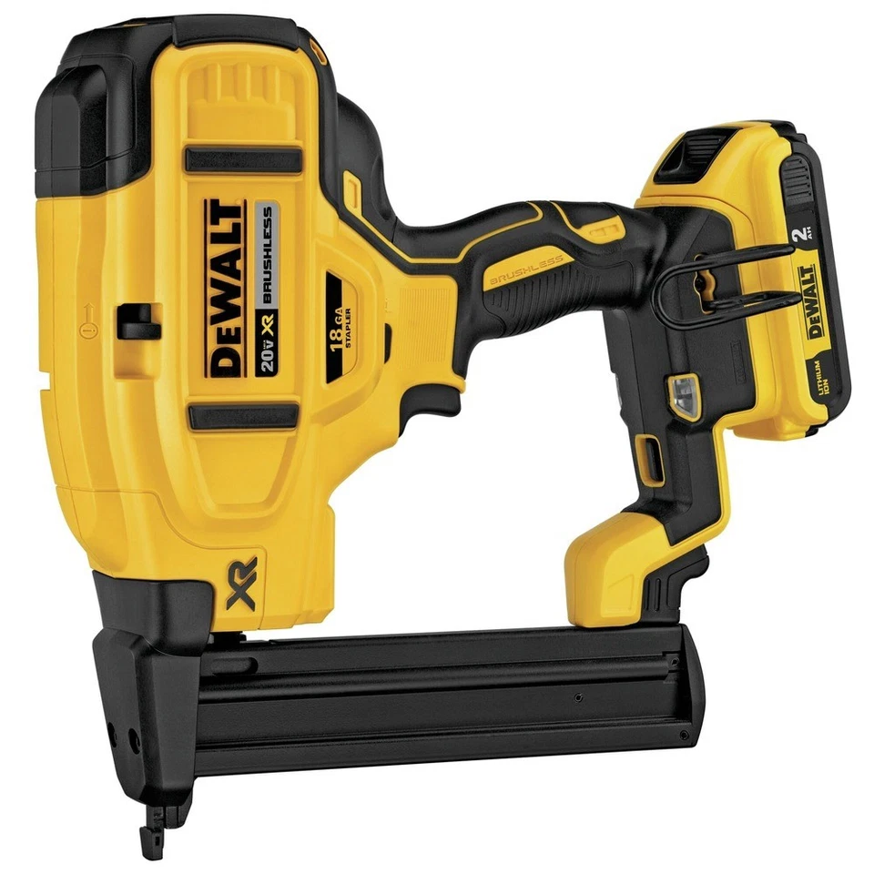 DEWALT DCN681D1R 20V MAX 18 GA Crown Stapler Kit (2 Ah) 认证翻新 — 第 3/4 张图片