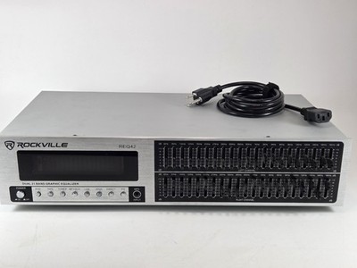 REQ42-S 2 X 21 Band Home Theater Equalizer W/Audio Spectrum Analyzer