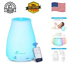 200ML Essential Oil Diffuser 2-Pack with Remote - Lavender Aromatherapy