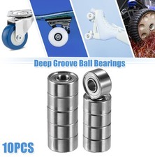 10pcs 3x8x4mm Double Metal Shield 693zz Single Row Deep Groove Ball Bearings