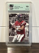 2003 Old Judge Eli Manning 1 of 10 000 Rookie Card PGI 10. rookie card picture