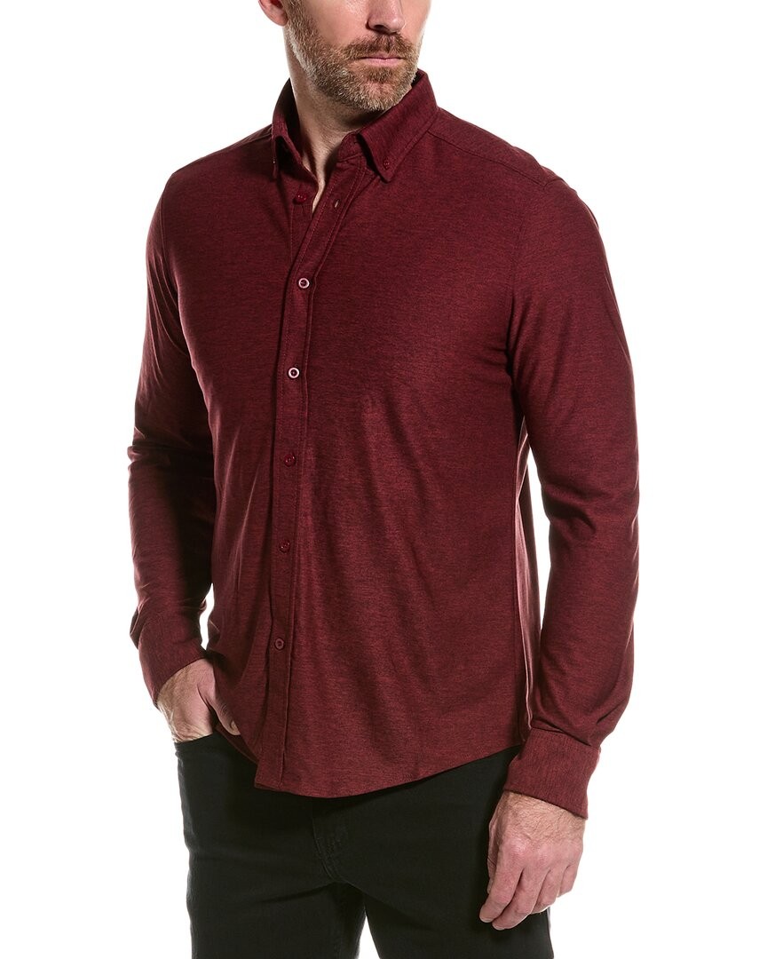 Спортивная рубашка с принтом Пике из коллекции Report, мужская Красная S