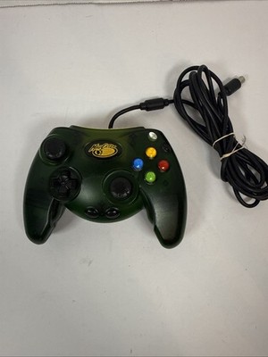 Green Wired Xbox Mad Catz Control Pad Controller #4516 2001 Madcatz