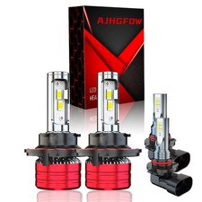 For Ford Mustang 2005-2012 LED Headlight High Low Beam Fog Light Bulbs Combo Kit