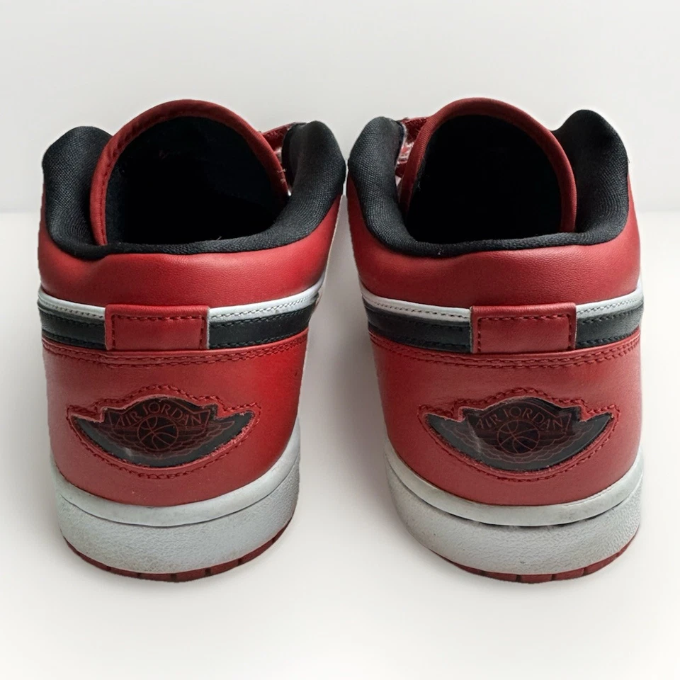 Talla 9 - Air Jordan 1 Low V E L C R O Rojo Universitario RARO Foto 4 de 4
