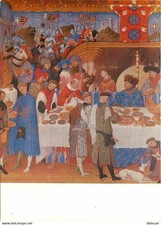 Postcard - Art - Painting - Les Très Richers Heures du Duc de Berry - Janvi