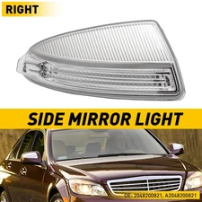 Right Side Mirror Turn Signal Yellow Light For Mercedes C300 C350 C63 AMG 08-11