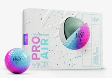 Vice Pro Air COTTON CANDY  Limited Edition Golf Balls - Blue Pink Drip Shade