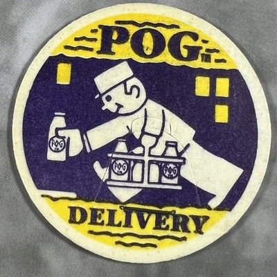 POG Delivery Juiceman Milkman POG Milkcap Vintage 90's Retro Hawaiian Staple