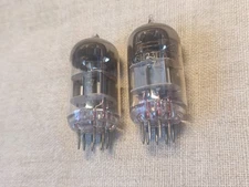 6N23P Voskhod 1975 SWGP Getter on the Wire! = E88CC / 6922 / 6DJ8, Matched Pair