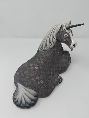 Unicorn Resting, Handcrafted Fine Art Limited Edition.