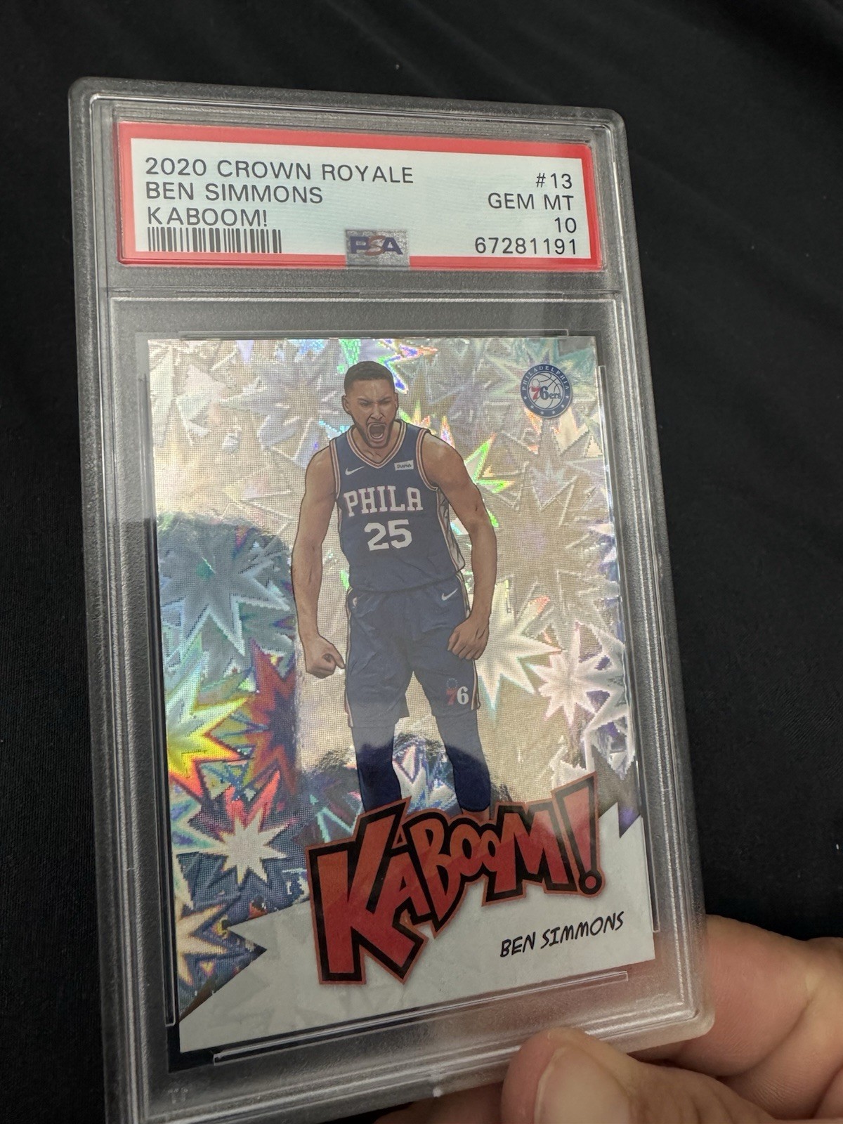 2020-21 Panini Crown Royale - Kaboom! Ben Simmons #13