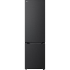 LG GBBS524CEV Fit & Max 60cm Free Standing Fridge Freezer Black Steel C Rated