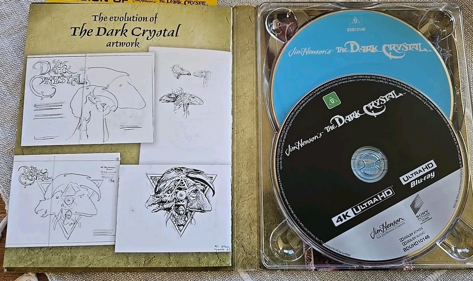 THE DARK CRYSTAL - Anniversary Ed (4K Ultra HD + Blu-ray, 1982) JB  Digibook VGC - Image 4 of 4