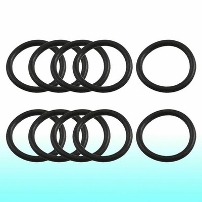 10 pcs black rubber oil seal O ring gasket washer 14mm x 11mm x 1.5mm KD #zb