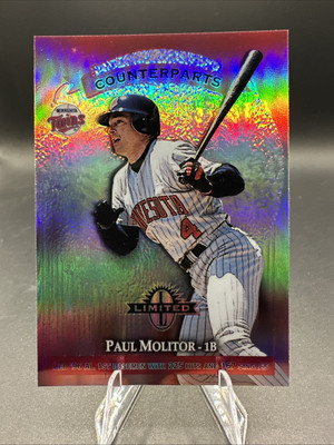 1997 Donruss Limited Exposure - Counterparts Paul Molitor, John Olerud #20