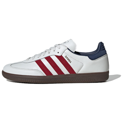 Size 9 - adidas Samba OG White Victory Red Indigo for sale online
