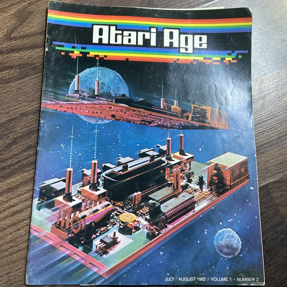 RARE 1982/1983/1984 Lot of 10 Vintage ATARI AGE Vintage Video Gaming Magazines - Image 2 of 4