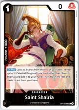 SAINT SHALRIA - OP13-086 - UNCOMMON - CARRYING ON HIS WILL - ONE PIECE - NM