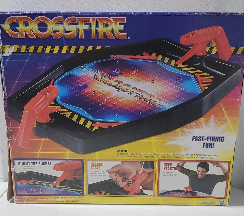 2016 EUC Crossfire Game Hasbro Complete Excellent Condition - Image 2 of 3