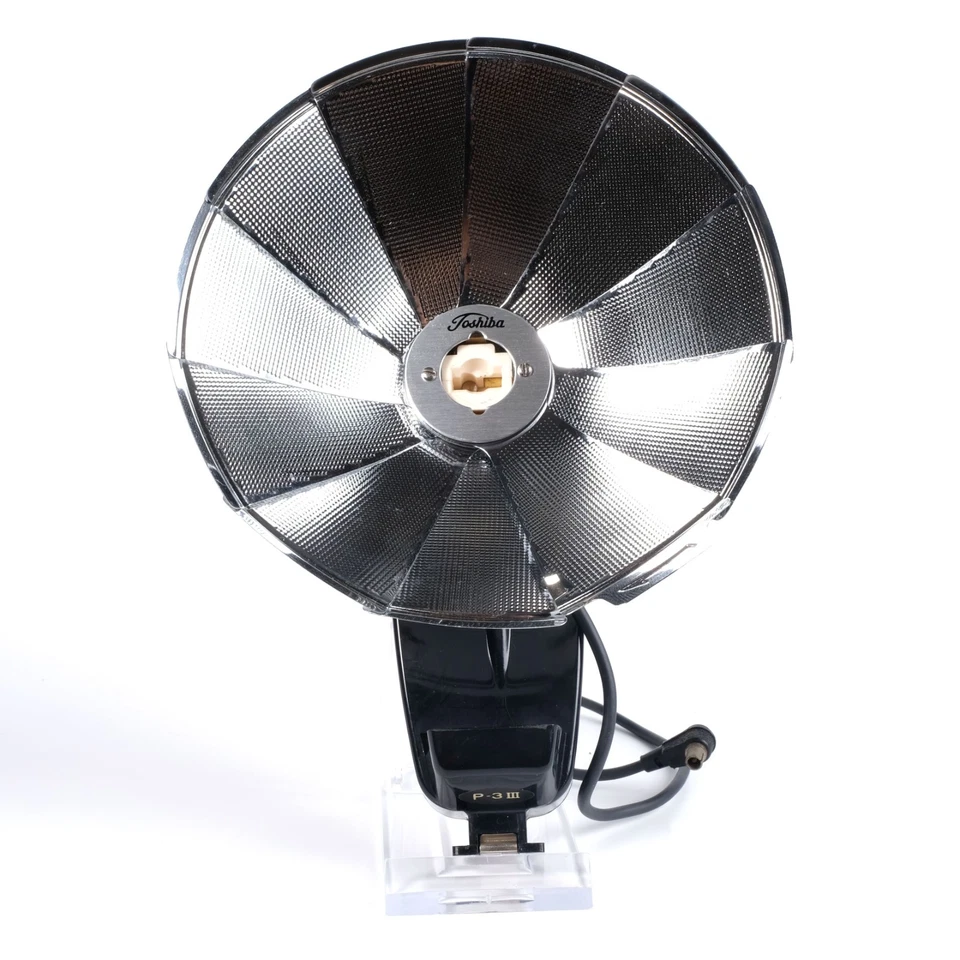 [Near MINT / Untested] Toshiba BC Flash Unit P-3III Bulb Flashgun From JAPAN - Image 2 of 4