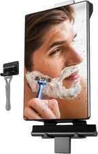 Fogless Shower Mirror for Shaving Anti Fog Mirror for Shower with Water