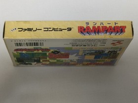 Rampart W/Box Manual CIB Famicom FC Retro Unused Game Very Good NTSC-J Japan