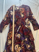 Leslie Fay Dresses Women’s Vintage Floral Dress Size 14