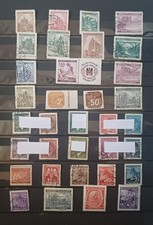 Kollektion Briefmarken B&ouml;hmen und M&auml;hren, Lot, eine Albumseite, Besetzung WK II