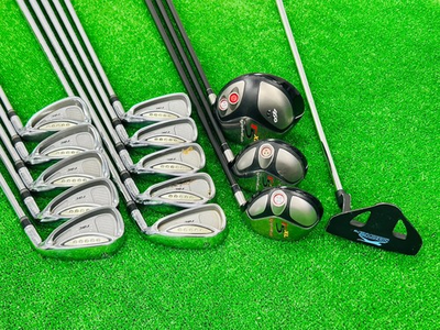 #ad Taylormade rac Fullset 1W 3W 7W 3 9PWAWSWPutter RH Stiff Flex 14pics G14128 $342.90