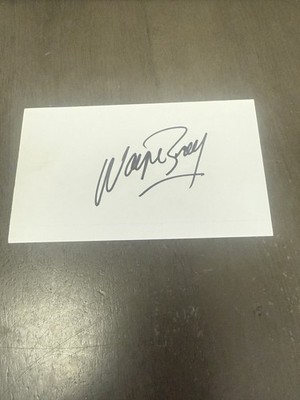 Wayne Brady Signed Autographed 3x5 Index Card Comedian Actor Host 