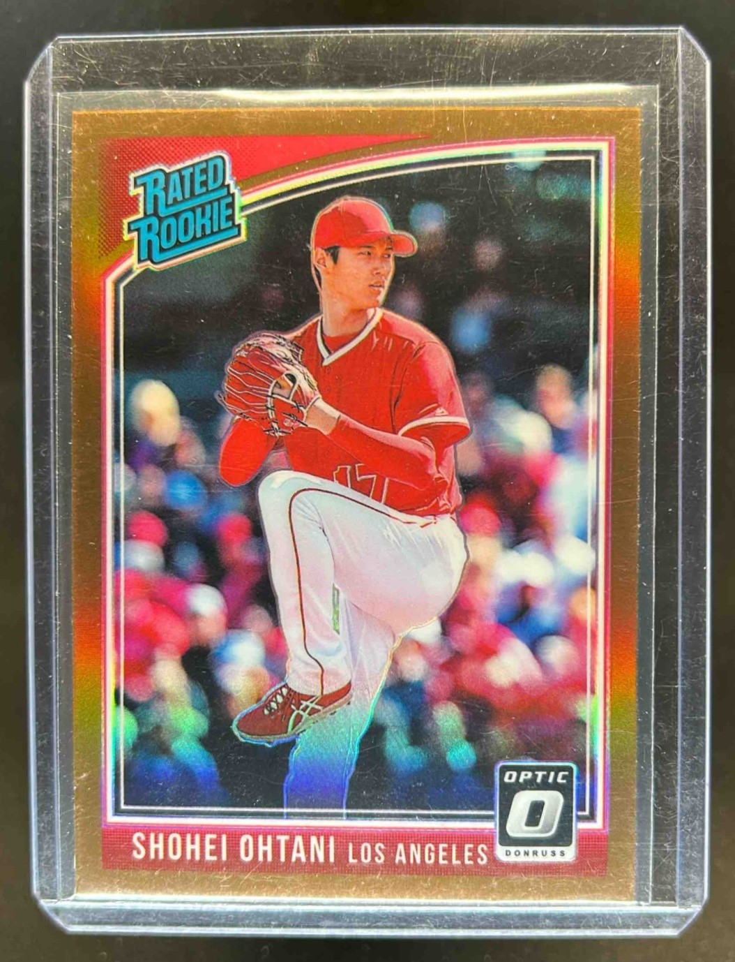 2018 Donruss Optic Shohei Ohtani Bronze Prizm Rated Rookie VAR #176 Angels