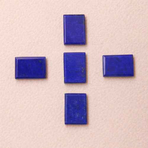 8x10mm To 12x16mm Rectangle Step Cut Natural Lapis Lazuli Polished Gemstone - 第 1/6 張圖片