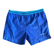 Vintage GIVENCHY Men's Size XL Activewear Purple Swim Trunks W Drawstring