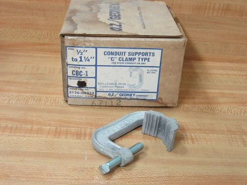 O-Z/Gedney CBC-1 1/2"-1-1/4" Conduit Support Clamp CBC1 (Pack of 9)