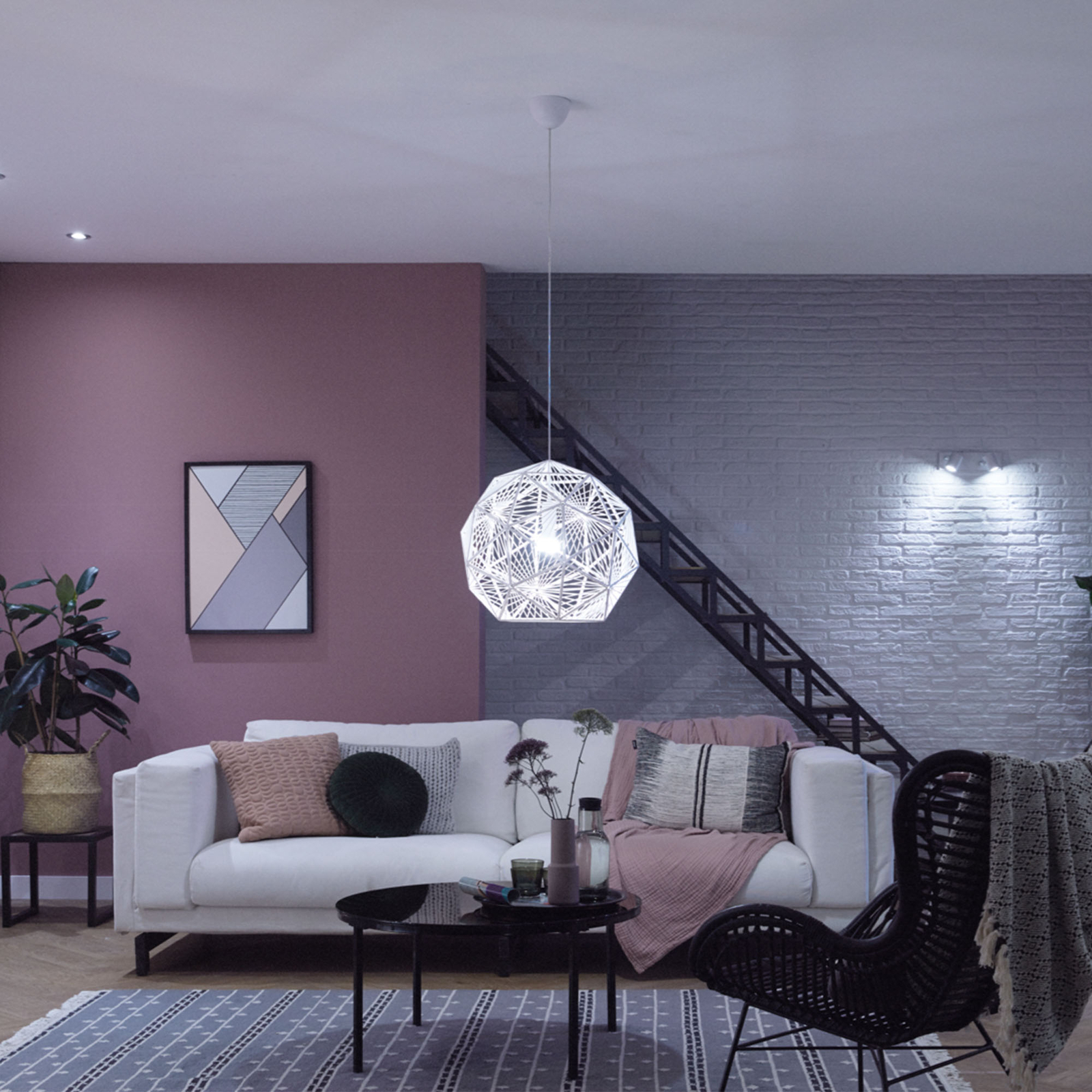Philips Hue White Ambiance A19 LED Smart Light Bulb Starter Kit - 4 Pack