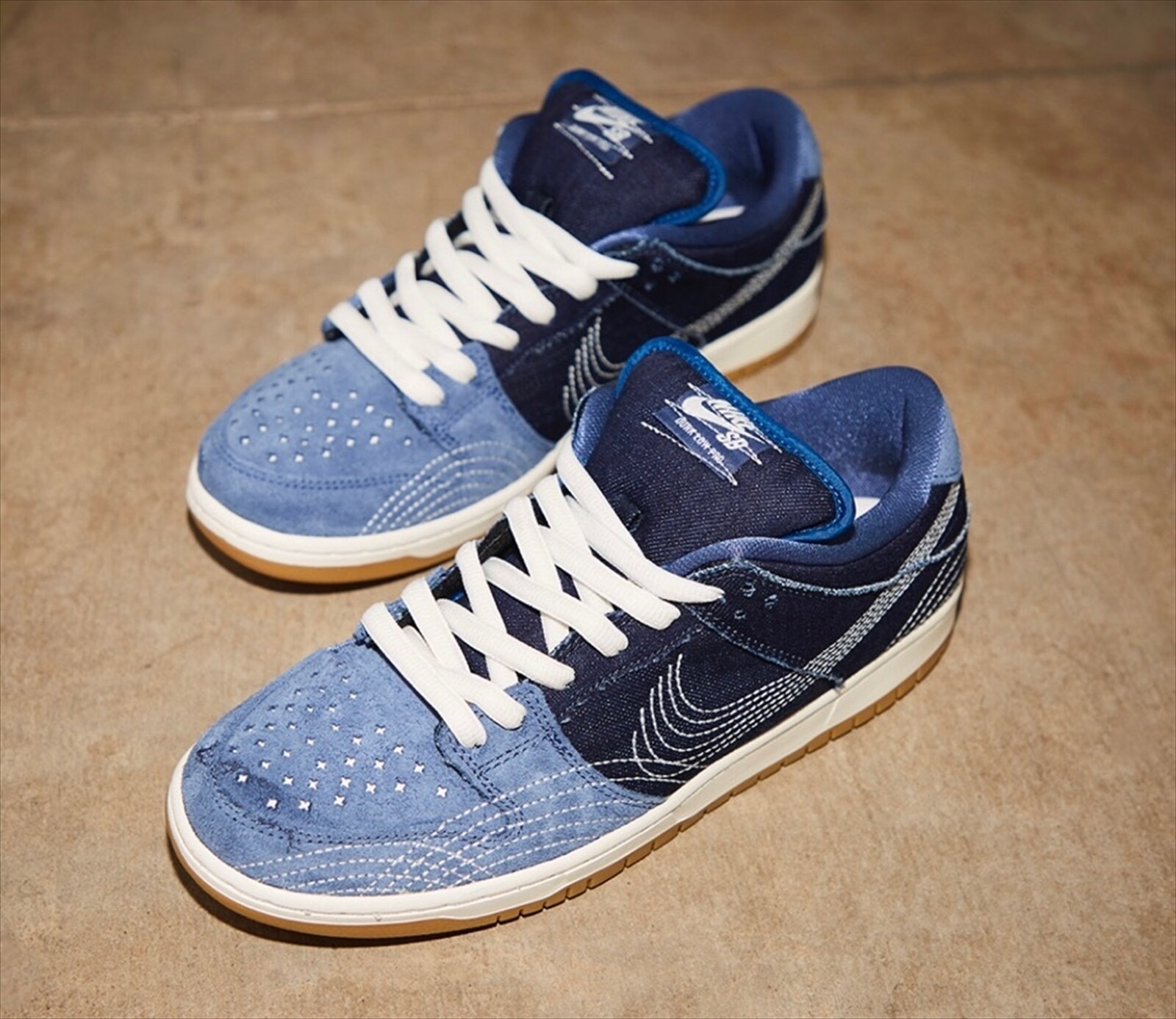 Devorar dos semanas catalogar Nike SB Dunk Low Pro PRM &#034;Sashiko&#034; (CV0316-400) Japan limited US  10 | eBay