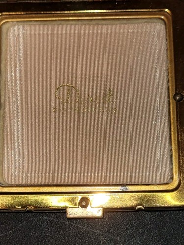 Dorset vintage tono oro Fifth Avenue compatto con specchio originale e "tampone" - Foto 6 di 10