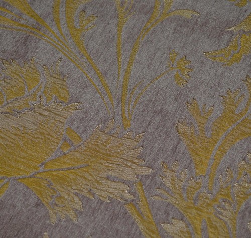 We103n Mauve Tan Damask Flower Chenille Round Shape Pillow Case Cushion Cover - Picture 2 of 5