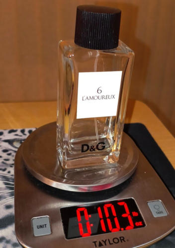 DOLCE & GABBANA D & G ANTHOLOGY #6 L'AMOUREUX 3.3 OZ (100 ML) EDT~TINY BIT LEFT - Picture 7 of 7