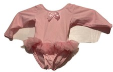 Jacques Moret Girls Pink Dance Leotard Tutu Ballerina Size 2/3