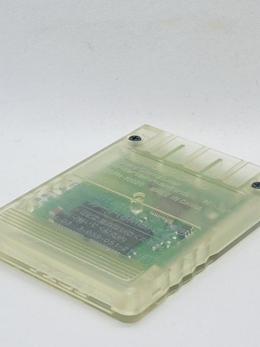 Scheda di memoria originale originale Sony PlayStation 2 8 MB trasparente - Foto 4 di 4