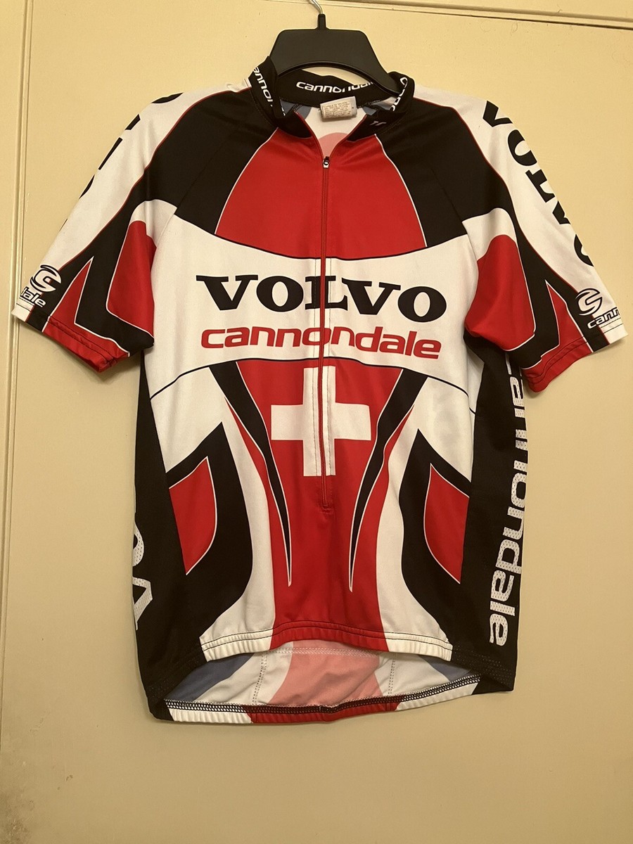 Volvo Cannondale Swiss Switzerland Champion rare cycling jersey size L USA  Made