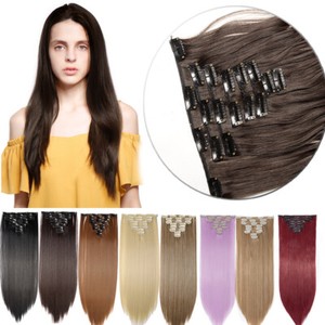 Au 8 Piece Full Head Clip In Hair Extension Extensions Real Thick