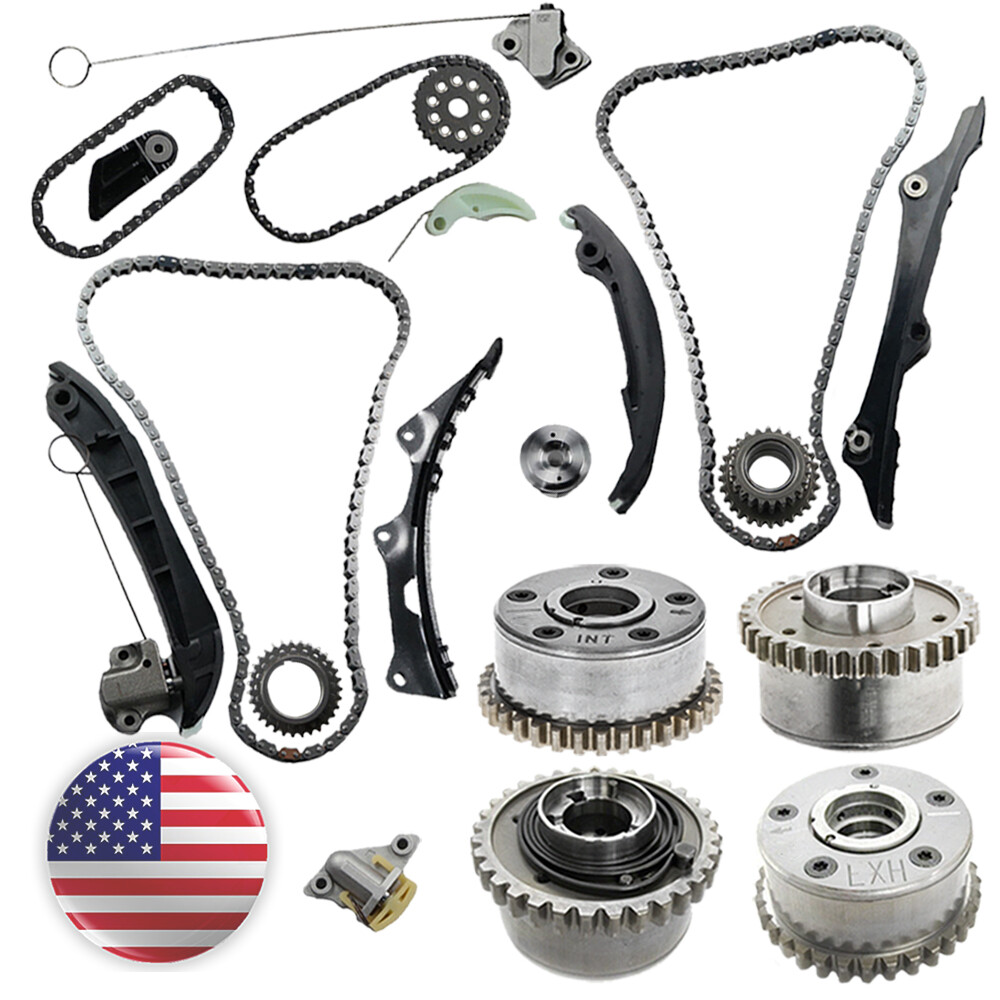 Timing Chain Kit Camshaft Phaser Fit Maserati Quattroporte S Ghibli S Q4 Levante