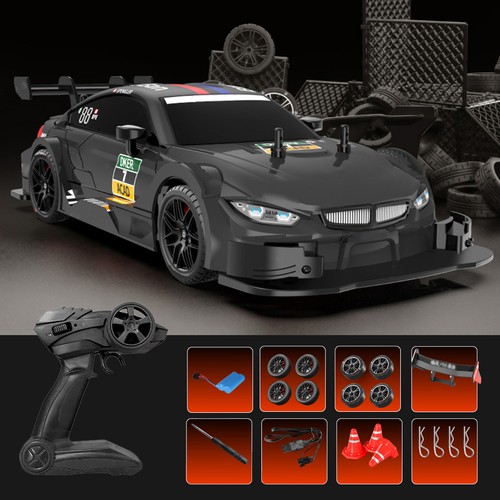 1/16 Remote Control Drift Car 2.4Ghz 4WD 38Km/h RC Racing Car TPR Tires for Kids - 第 9/12 張圖片
