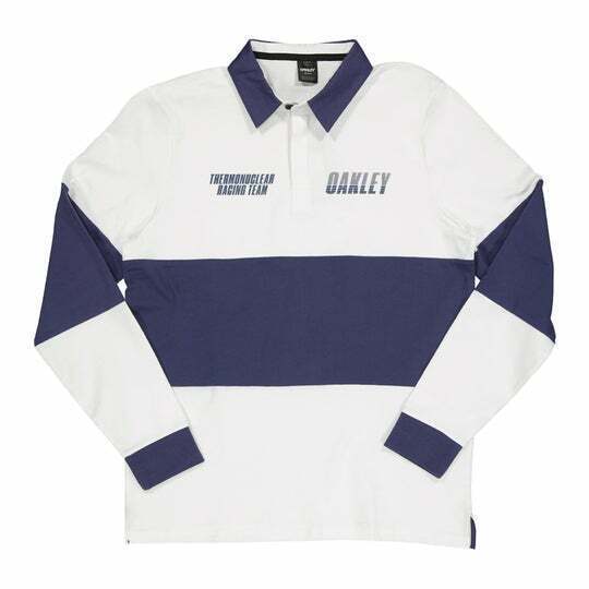 Polo De Manga Larga Oakley Para Hombre TN Racing Team Camiseta Blanca Talla S