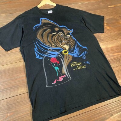 90s USA製 Disney 美女と野獣 The Beast Tシャツ XXL Disney Beauty and the Beast 90's T-shirt vintage 2XL(3L) From