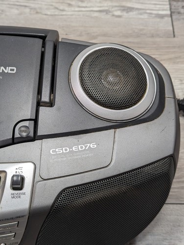 AIWA CSD-ED76 Compact CD Disc Stereo Radio Cassette Recorder Boombox VERY RARE - Picture 6 of 18